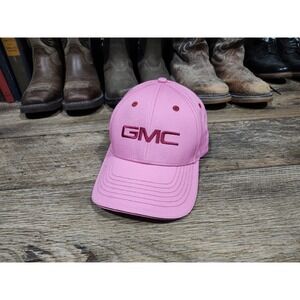 GMC Truck Logo Tipped Value Cap Pink / Magenta Baseball Cap Sandwhich Brim OSFA